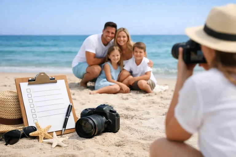 Vacation Family Photo Session Checklist for Beach Days